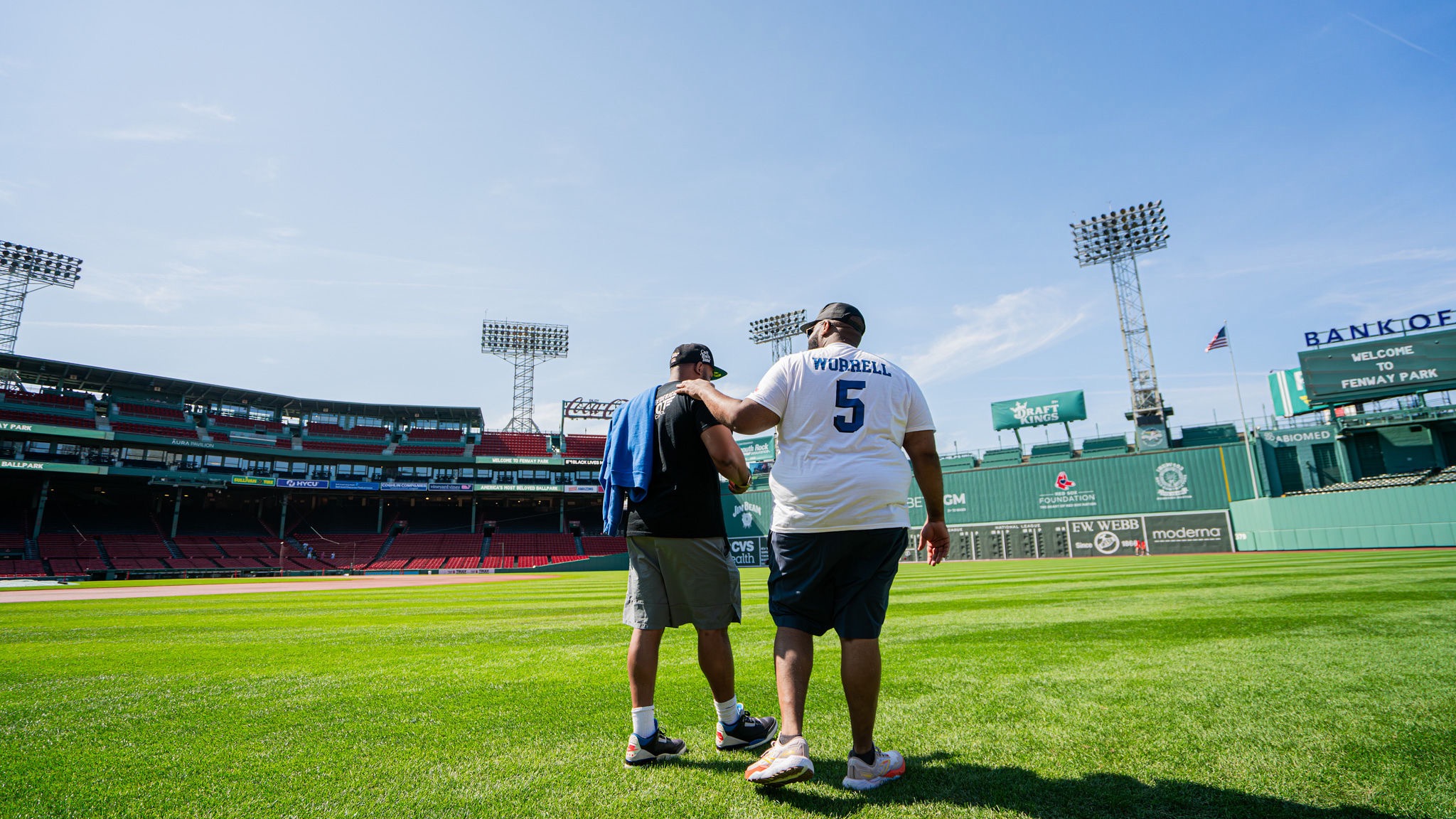 Chris Worrell at Fenway Park